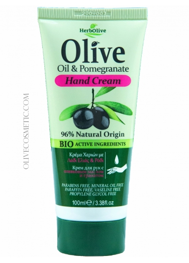 Hand Cream Olive Oil and Pomegranate 100ml