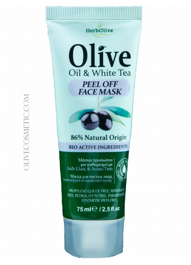 Face Mask Peel off with olive oil and white tea 75ml