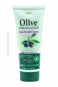 Face Scrub with Olive oil and Almond Shells 50ml
