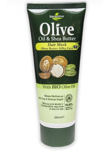 Hair Mask for silky care with Olive Oil and Shea Butter 200ml